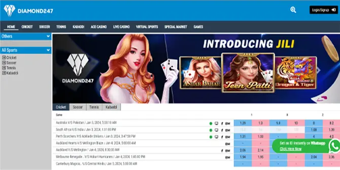 self registration on cricket betting site